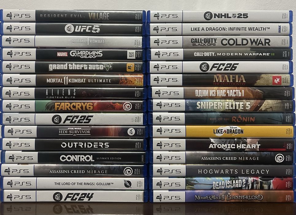 Игры на дисках пс5 пс4