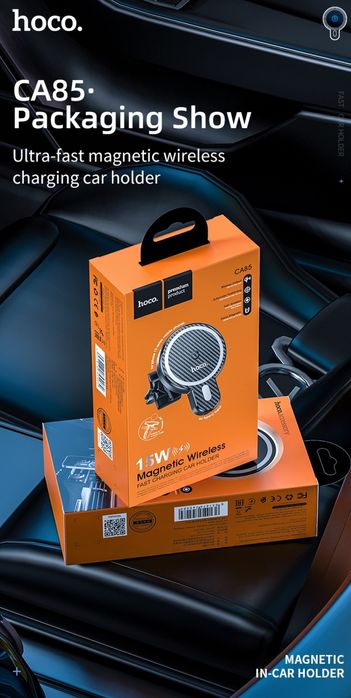 Hoco CA85 Магнитный Авто Держатель MagSafe 15W For iPhone 14 & 15