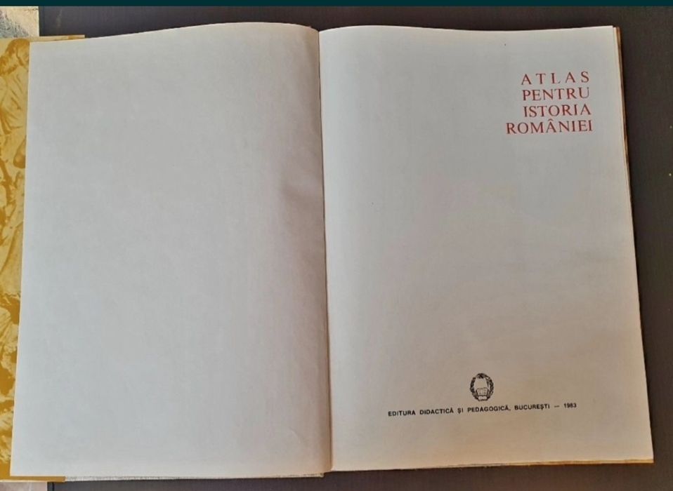 Carte : Atlas pt. istoria Romaniei1983