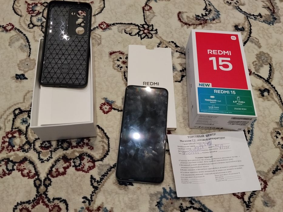 Redmi 15 8/256 gig im otgan usta kormagan