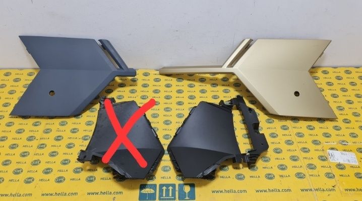 Grila bara fata masca  trager proiector Renault Megane 5 V Etech