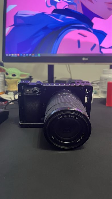Sony a6400 с клеткой от andoer