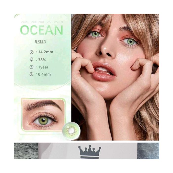 Цветни ЕДНОГОДИШНИ Контактни лещи без диоптър