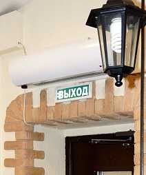 Воздушная завеса обогреватели