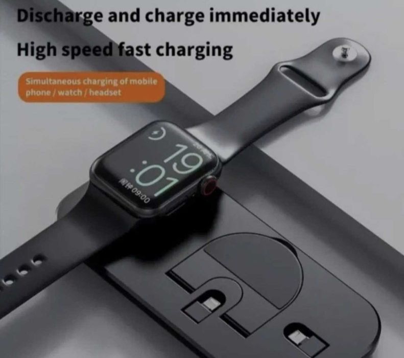 Statie de încărcare 3in1 pentru Apple Watch / AirPods
