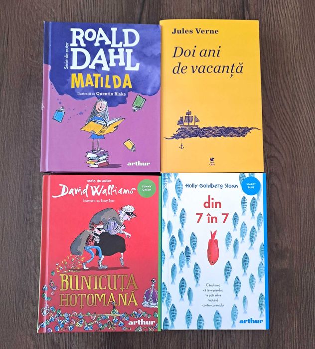 Carti copii-Matilda, Bunicuta hotomana, Doi ani de vacanta, Din 7 in 7