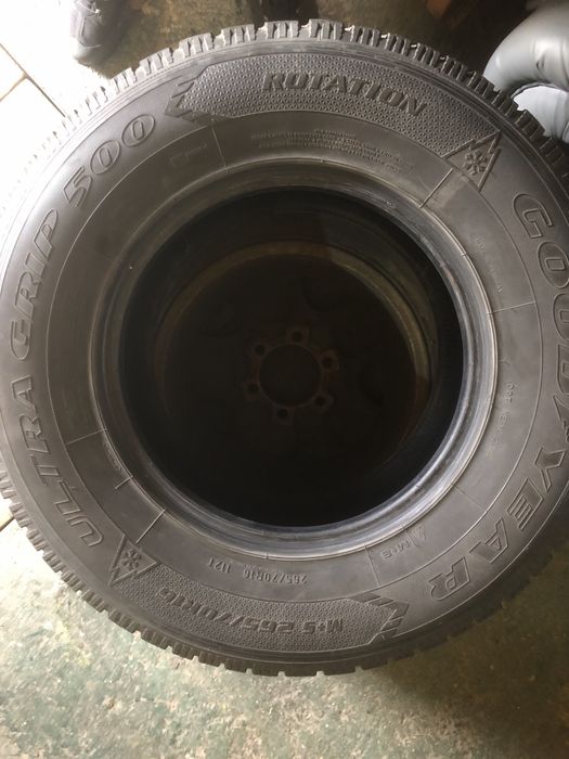 Продам комплект резины GOODYEAR размер 265/70/16