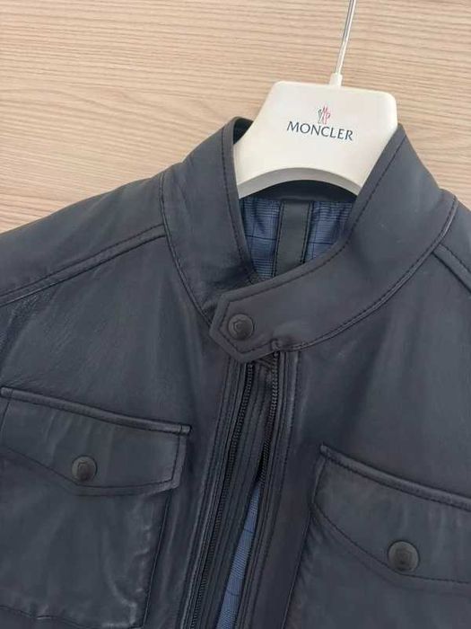 Geaca piele barbati Massimo Dutti