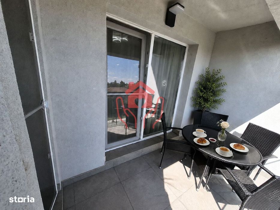 SISESTI-2 camere mobilate, 2 bai, terasa cu vedere lac, bloc boutique — fotografia 3