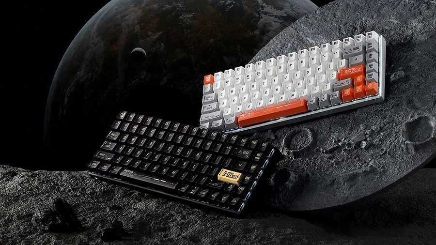 Механическая игровая клавиатура с подсветкой Rapoo V700-8A BlackGolden