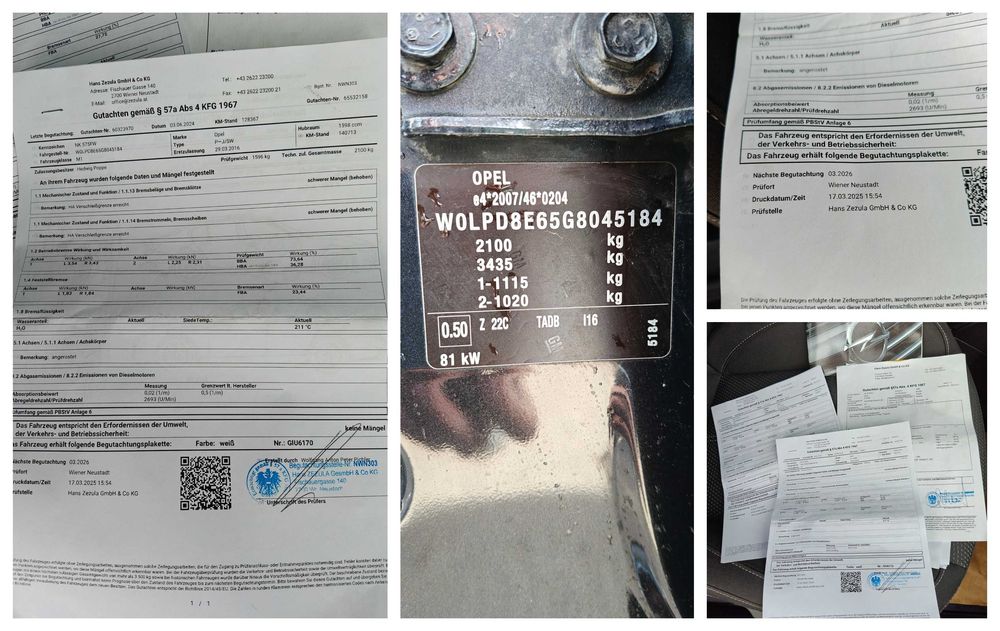 Opel Astra J 2016 Euro6  Carte service/ Rate / Garantie