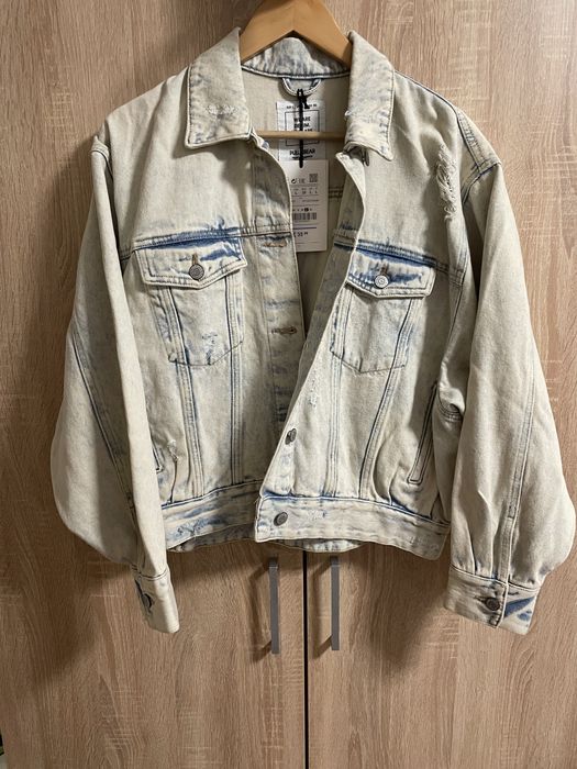 Jacketă Pull&Bear, denim deschis
