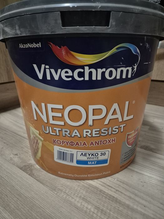 Латекс Vivechrom Neopal Ultra Resist, 20 л, мат. Цвят 50RR 83/006. (Светъл и бледо розов оттенък)