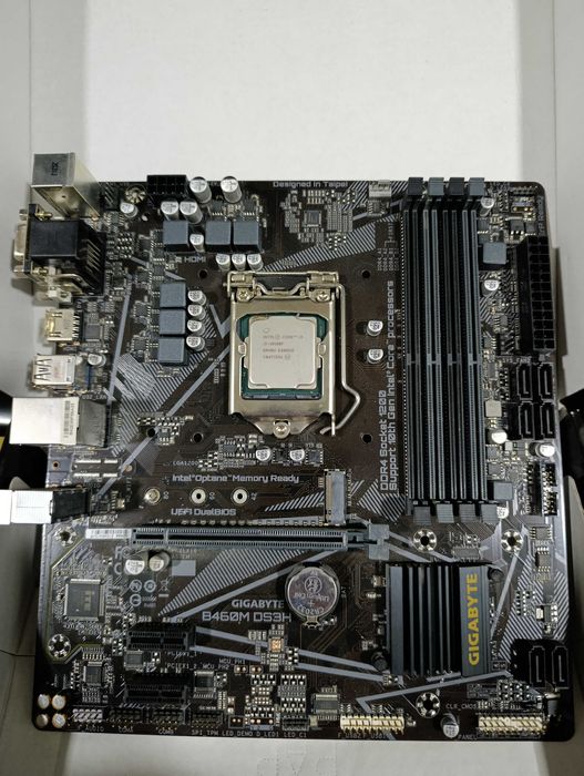 Plata Gigabyte B460H DS3H DDR4 Cpu i3 10100F