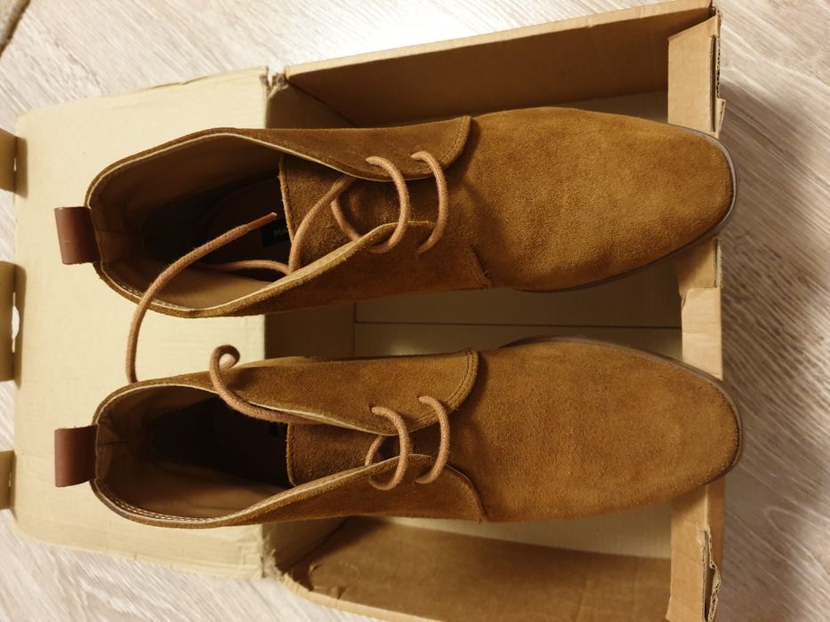 Ghete Mango din piele intoarsa