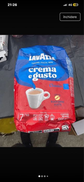 Cafea boabe Lavazza Crema e Gusto Classico – 1 kg