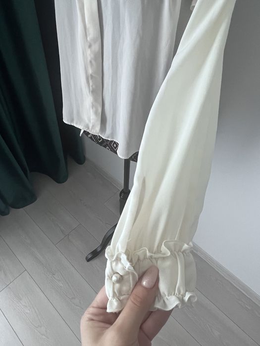 Camasa Zara alb unturiu