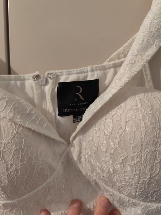Rochie Superba, alba, marimea M, o singura purtare