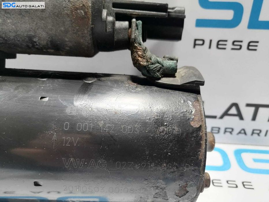 Electromotor cu 13 Dinti Cutie Manuala 6 Trepte Volkswagen EOS 1.4 TSI CAXA 2007 - 2016 Cod 000142003 02Z911023R [B3630]