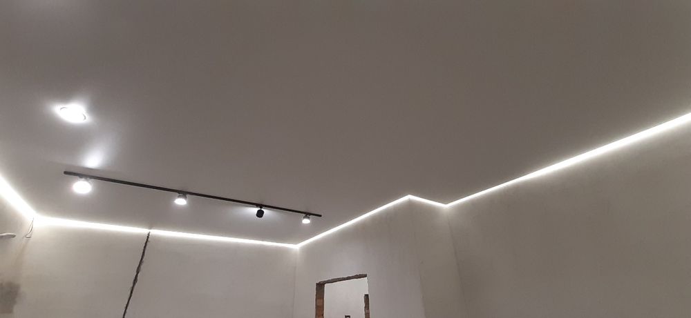 Натяжные потолки под ключ