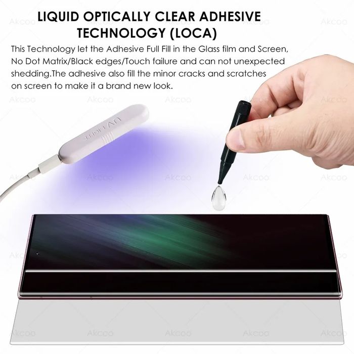 Honor 400 Pro / UV Nano Стъклен протектор с цяло течно лепило