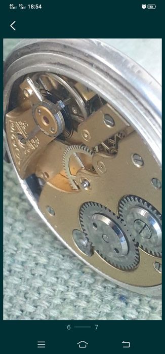 Часы антикварные позолоченные и серебряные