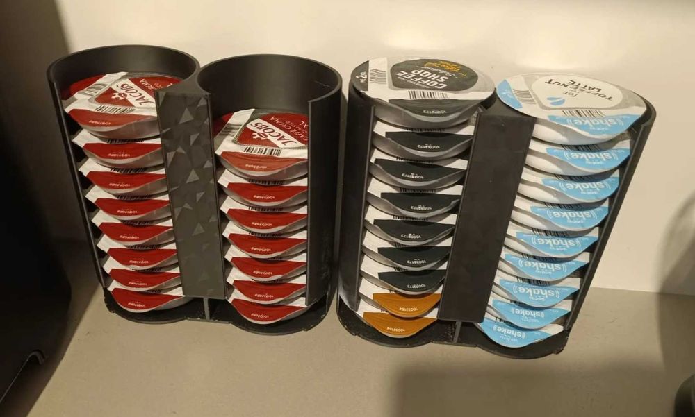 Suport capsule pentru espressor Nespresso, Dolce Gusto, Tassimo 3D