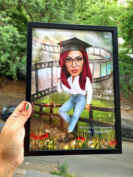 Дигитална  карикатура,портрет или постер