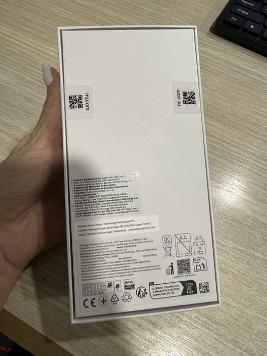 Xiaomi Redmi Note 14, 8GB RAM, 256GB, 5G, Midnight Black, NOU/Sigilat!