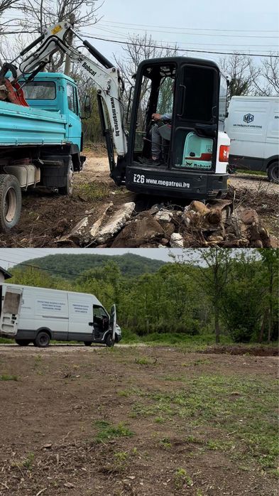 Транспортни и хамалски услуги; Услуги със самосвал и багер