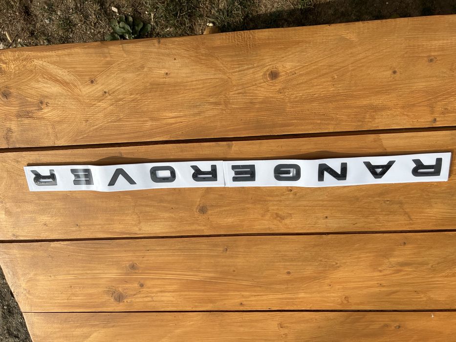 Set litere scris Land Rover Range Rover Sport emblema capota portbagai