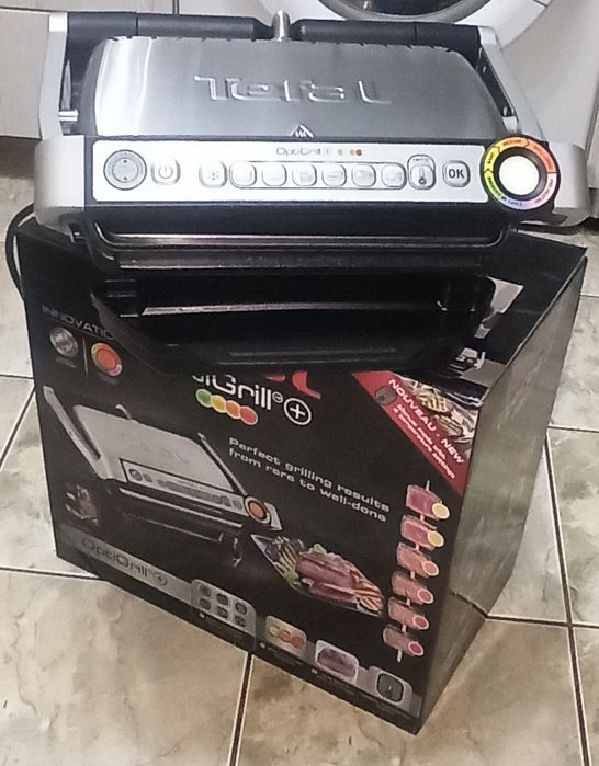 Vând Grătar electric Tefal OptiGrill+ cu Garantie - stare excelenta