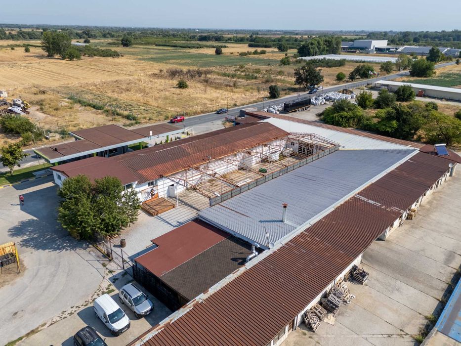 Дава се под наем Промишлена сграда в с. Йоаким Груево, Област Пловдив - 1400 кв.м за 2295 € - Снимка #5