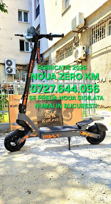 Kukirin G2 2026 Noua sigilata MOTOR 800 WATI 16A Puternica de curse