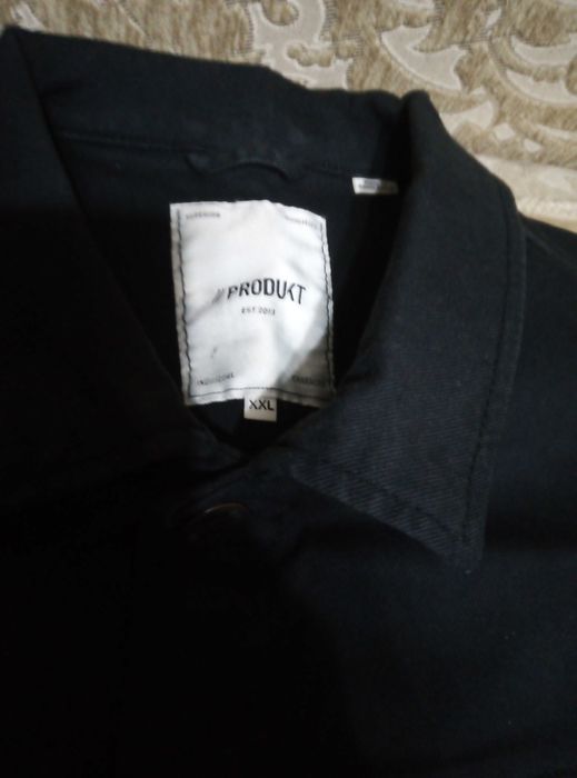 Джинсовая куртка черная