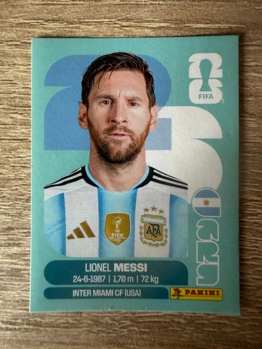 Lionel messi panini 2026
