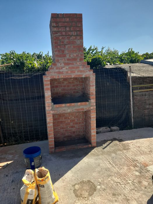 Rustic si simplu,gratar curte