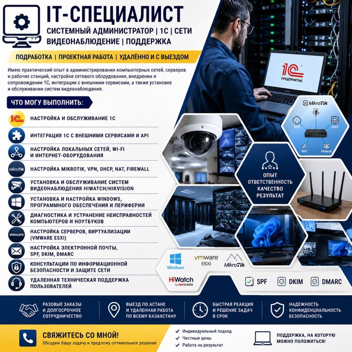 ИТ-специалист. Системный администратор.