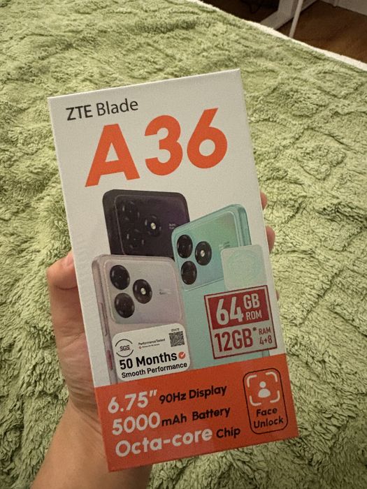 Новый телефон zte blade a36