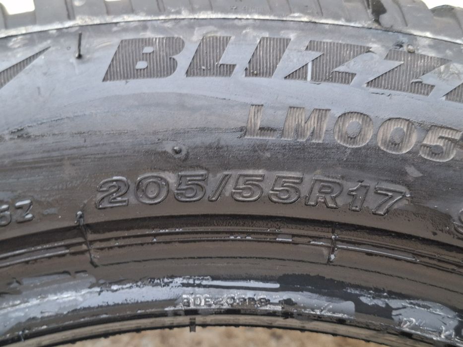 Set anvelope iarna  205 55 17 bridgestone  dot  29 2020