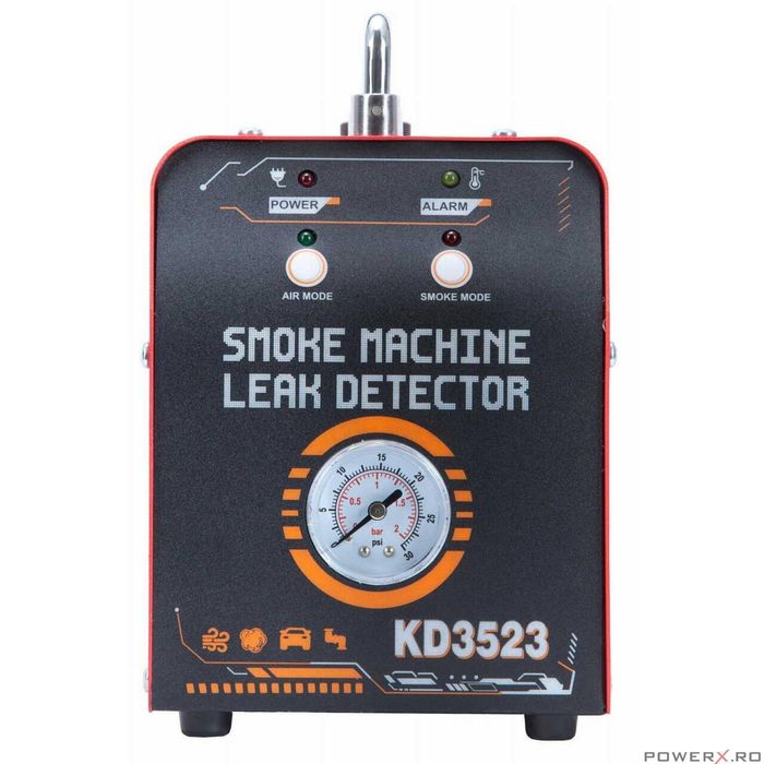 Dispozitiv, detector de fum pentru verificarea scurgerilor in