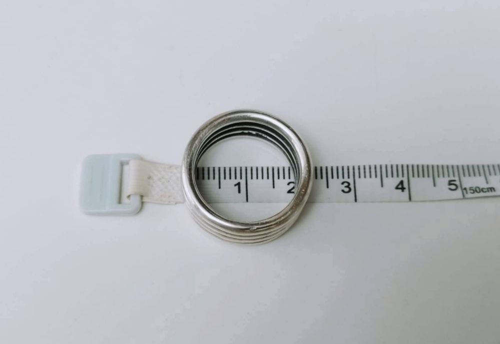 Vechi inel masiv din argint de 925, copii