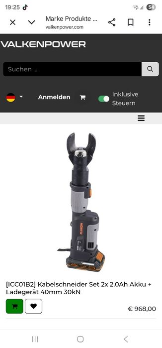 foarfeca si filetanta Fluxon