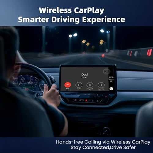 Нов Wireless Apple CarPlay адаптер iOS 11+ за 800+ автомобила кола usb