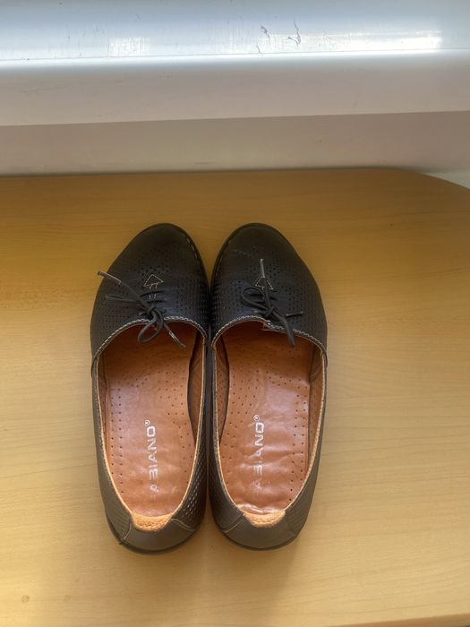 Кожени мокасини Фабиано 38