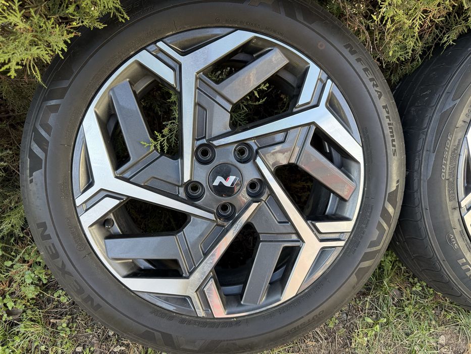 Оригинални джанти Hyundai N Line 18’, неразличими от нови.