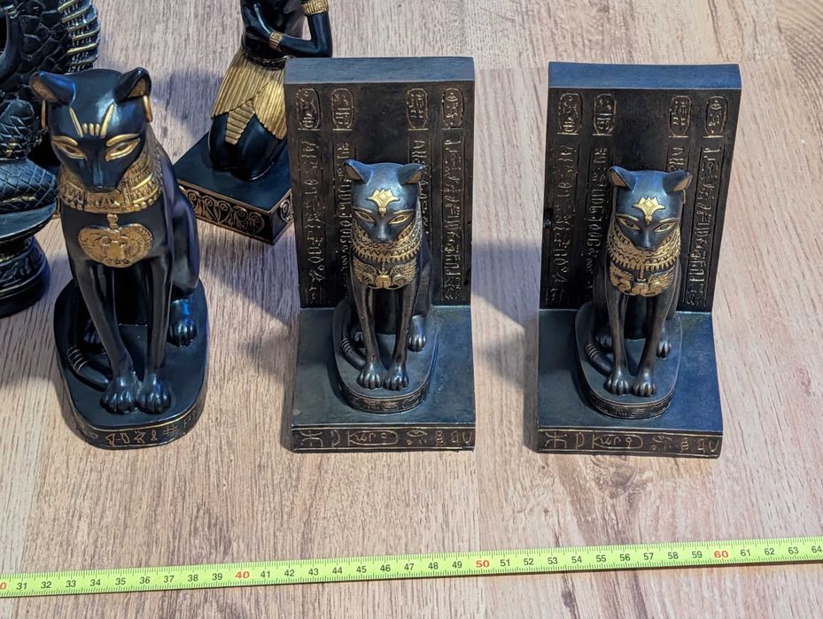Set statuete decorative Egiptul Antic (Anubis, Bastet, Isis)
