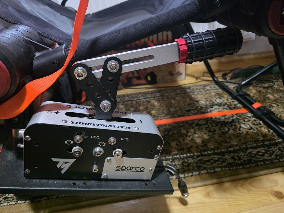 Thrustmaster T-GT II + TMLC + T8HA + Sparco handbrake