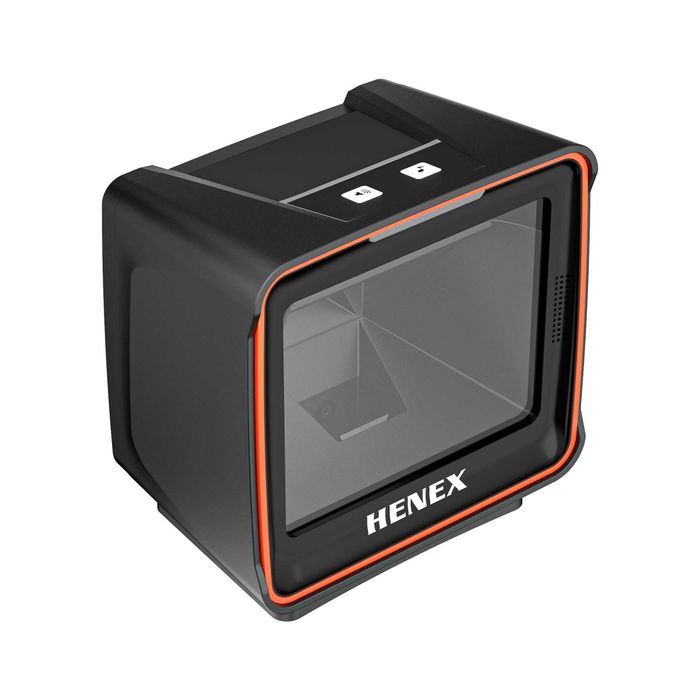 Сканер штрих кода и QR кода HENEX H8000 - 2D, настольный, мощный