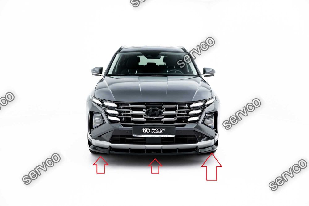 Prelungire splitter bara fata Hyundai Tucson Mk4 Facelift 2024- v3 - Maxton Design